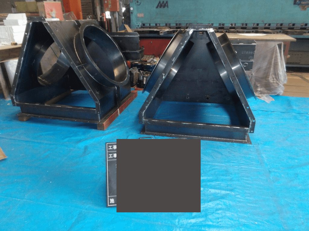 排気設備用バイパス装置の製作事例(製缶加工)